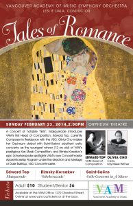February VAMSO Concert poster