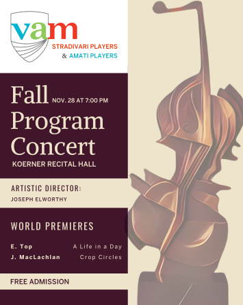 Stradivari & Amati Players Program Concert – FREE EVENT