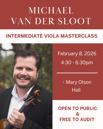 Intermediate Viola Masterclass with Michael van der Sloot