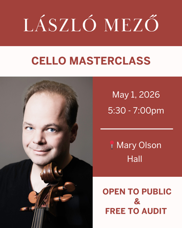 Cello Masterclass with László Mező