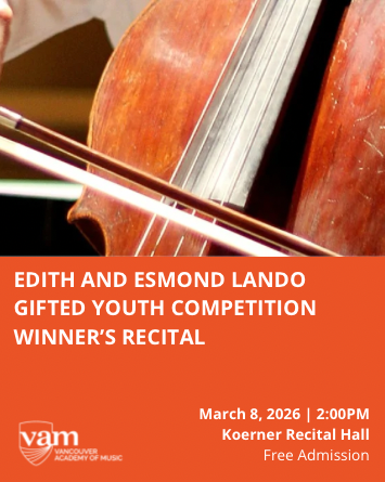 Edith & Esmond Lando Gifted Youth Winner’s Recital