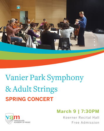 Vanier Park Symphony & Adult Strings Spring Concert