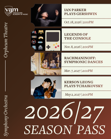 2026/27 VAM Symphony Season Pass