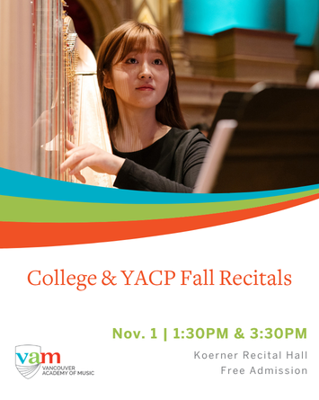 College & YACP Fall Recitals
